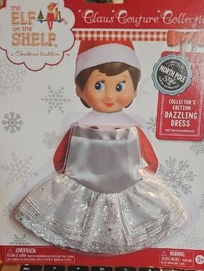 The Elf on the Shelf Claus Couture Collector's Dazzling Dress - Silver
